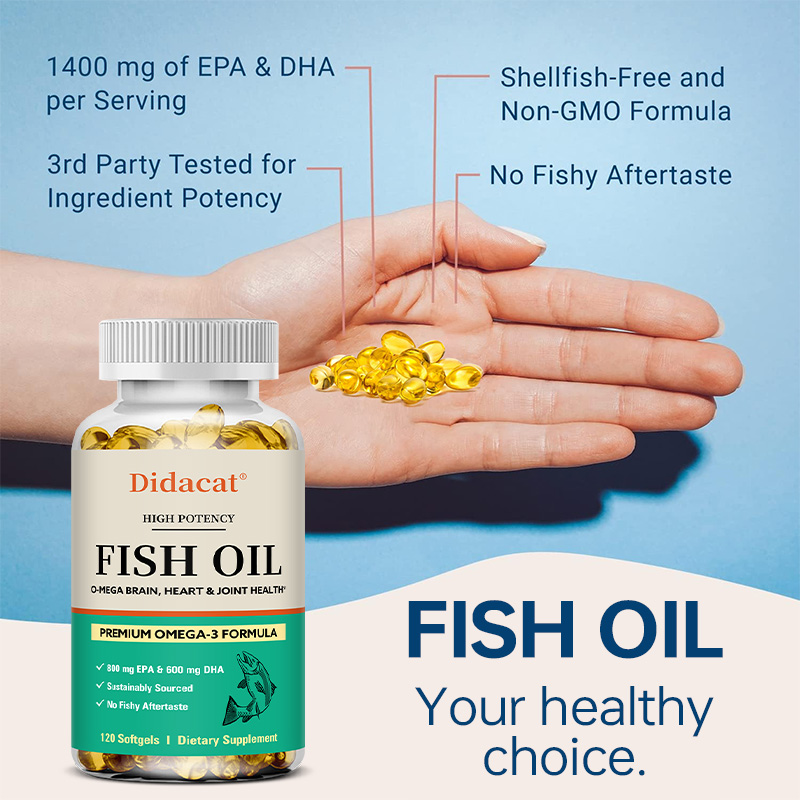 Omega 3 Fish Oil - Premium Omega 3 Fish Oil Softgles,