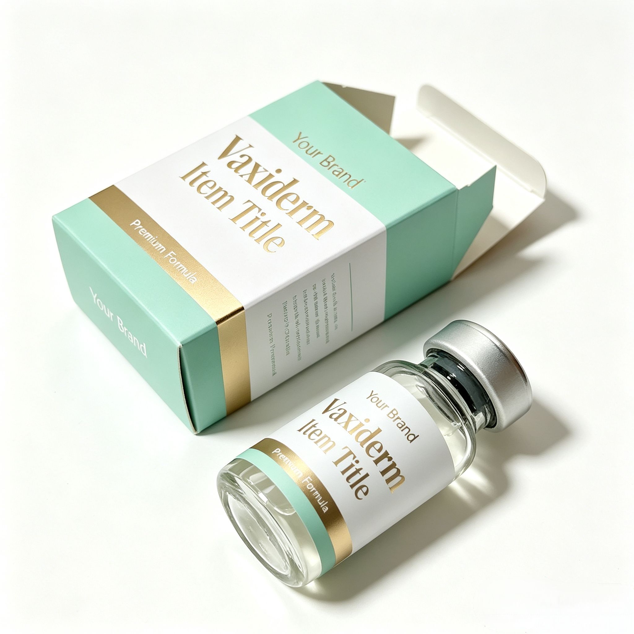 Fitness With Nutrition - Custom Peptide Vial Waterproof HD Label