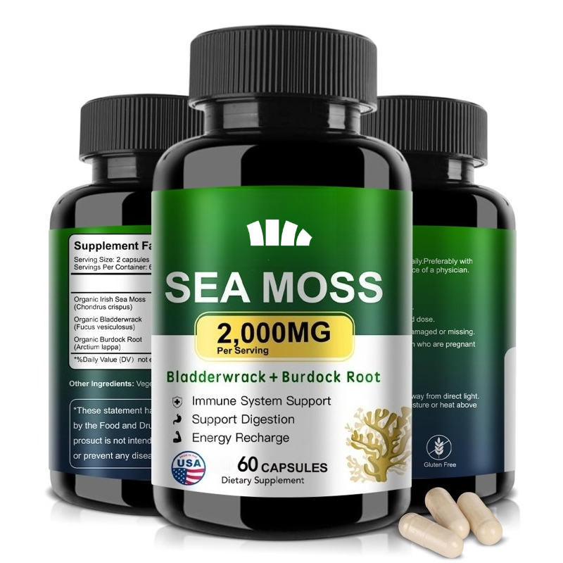 Black Seed Oil Capsule - 9-in-1 Seaweed Black Seed Oil, Ginger