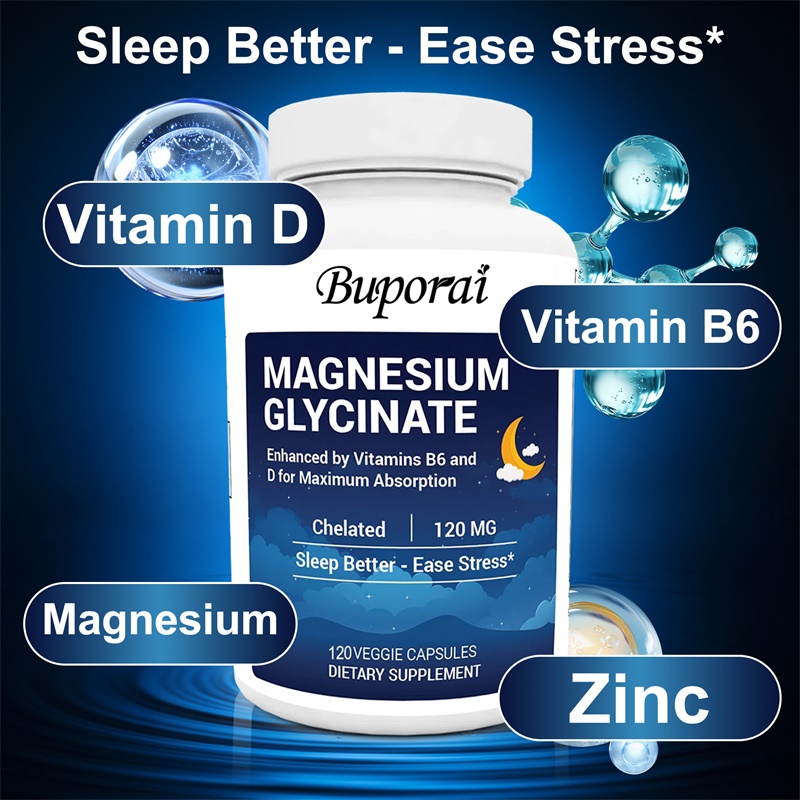 Magnesium Glycinate Capsule - Magnesium Glycinate 120mg Capsule Zinc Vitamin
