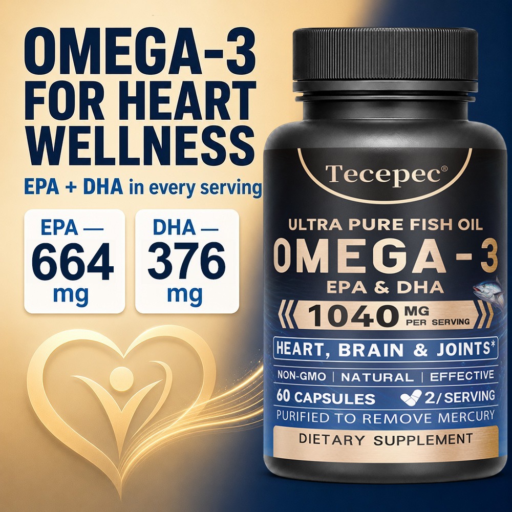 Omega 3 Fish Oil - Fish Oil Capsules OMEGA-3 Rich in