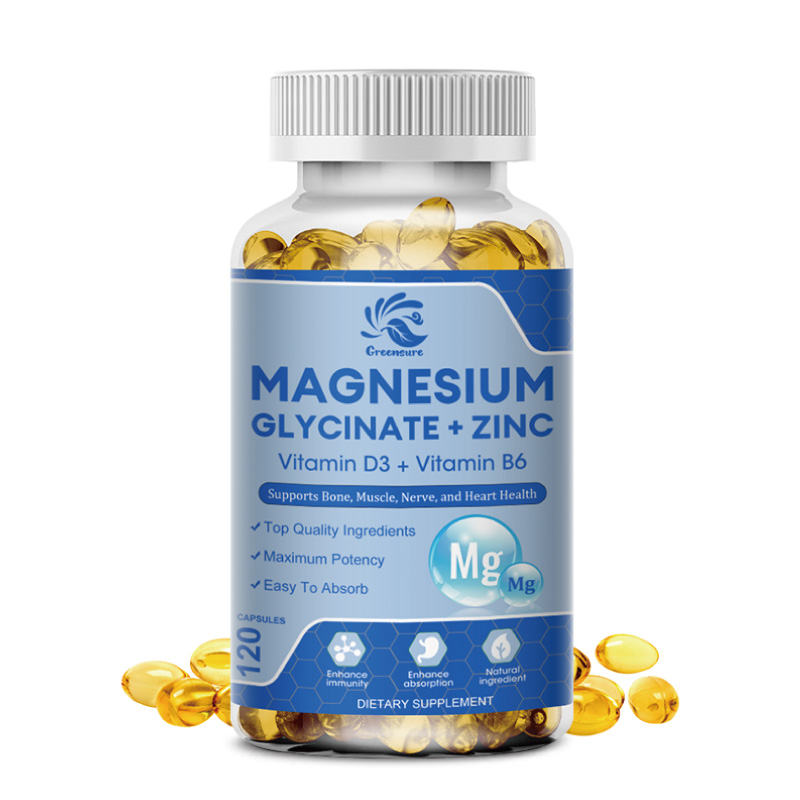 Magnesium Glycinate Capsule - Magnesium Glycinate & Zinc 500mg Mineral