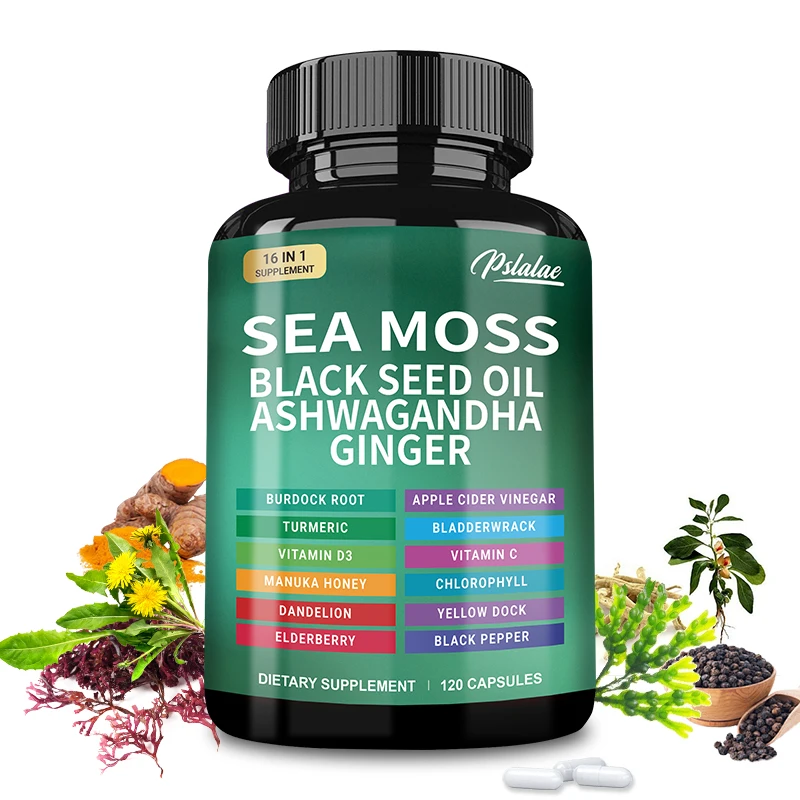 Black Seed Oil Capsule - Sea Moss | Black Seed Oil
