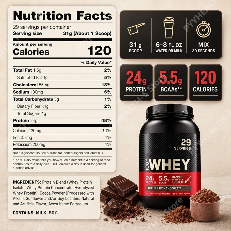 Whey Protein Powder Double Ric - Fitness Nutrition Whey Protein review and price