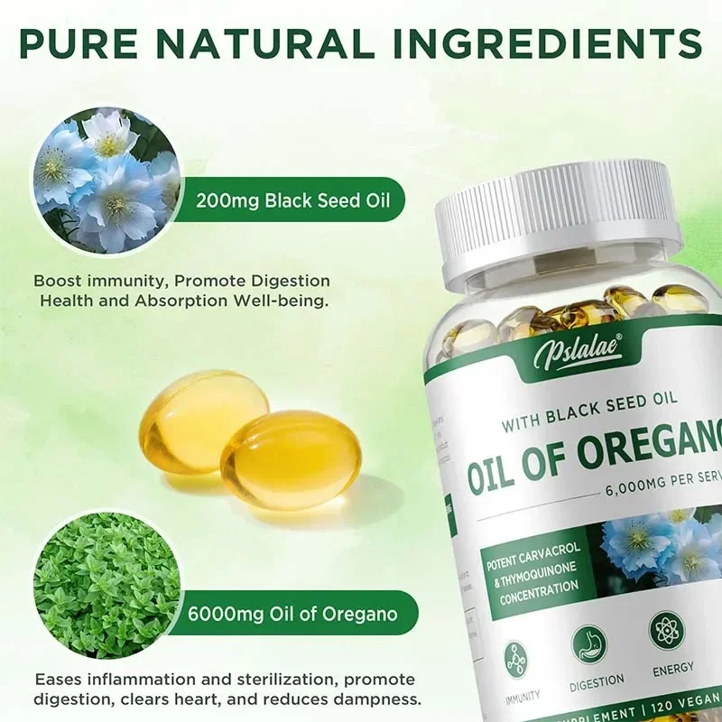 Oregano Oil Capsules - Balance - Black Seed Oil Capsule review and price