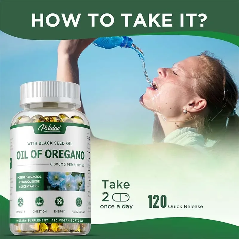 Oregano Oil Capsules - Balance - Black Seed Oil Capsule review and price