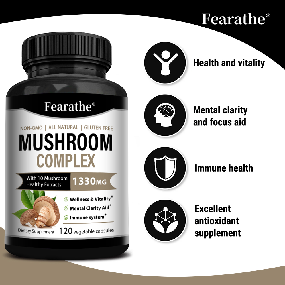 Mushroom Complex Capsules, Lio - Lion Mane Mushroom review and price
