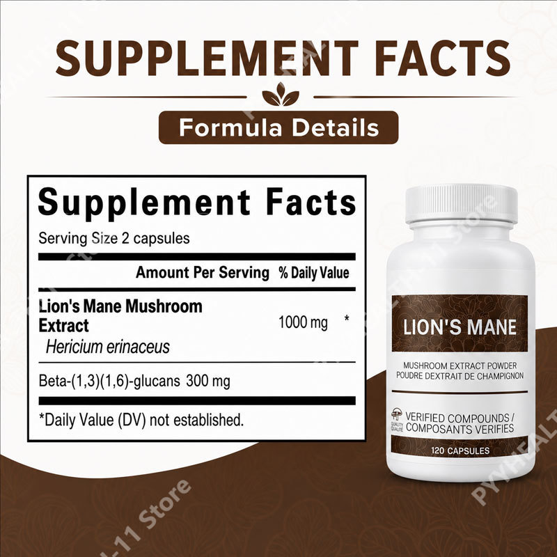 Lion’s Mane Mushroom Capsules  - Lion Mane Mushroom review and price