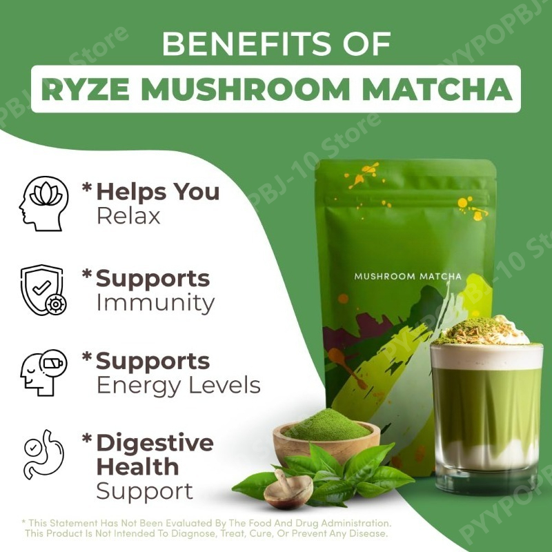 Organic Mushroom Matcha Supple - Lion Mane Mushroom review and price