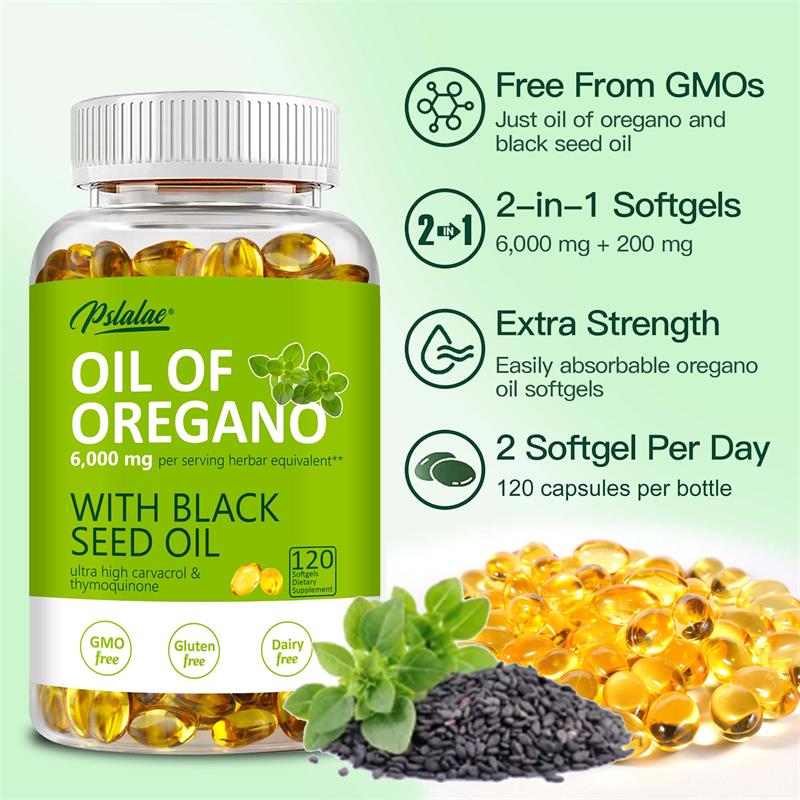 Oregano Oil Capsules - with Bl - Black Seed Oil Capsule review and price