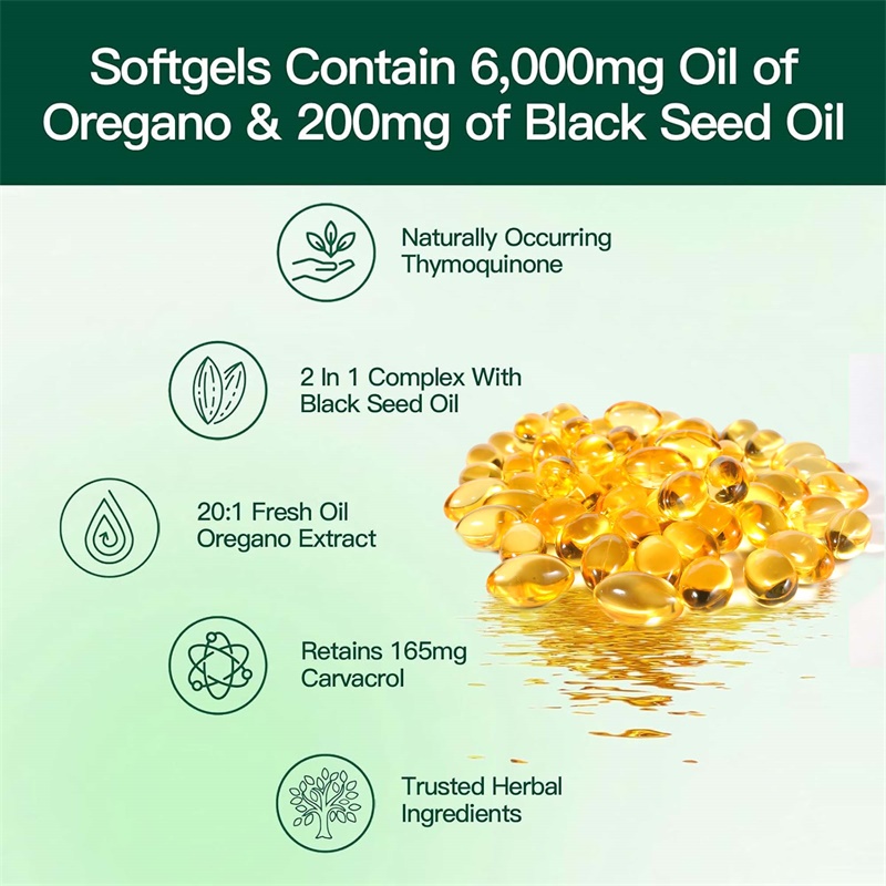 Oregano Oil Capsules - with Bl - Black Seed Oil Capsule review and price