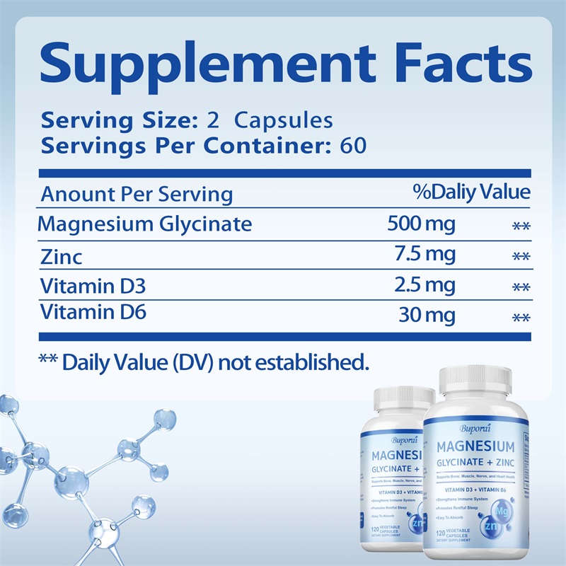 Magnesium Glycinate + Zinc Sup - Magnesium Glycinate Capsule review and price