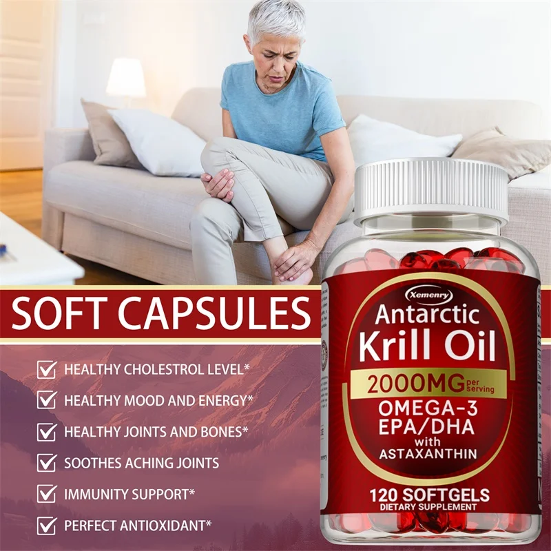 Antarctic Krill Oil Capsules - - Omega 3 Fish Oil review and price