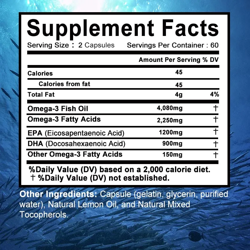 Omega 3 Fish Oil - Supports Ne - Omega 3 Fish Oil review and price