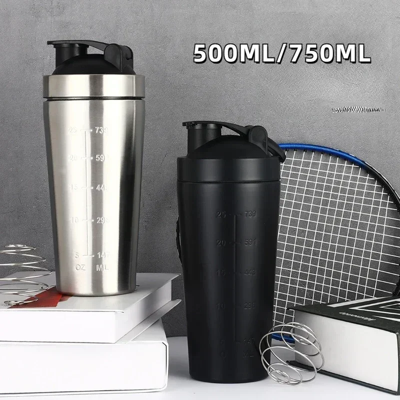 Stainless Steel Protein Shaker - Fitness With Nutrition review and price