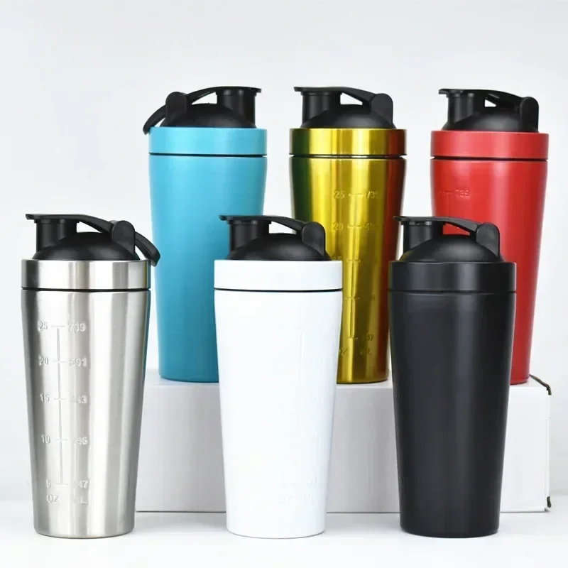 Stainless Steel Protein Shaker - Fitness With Nutrition review and price
