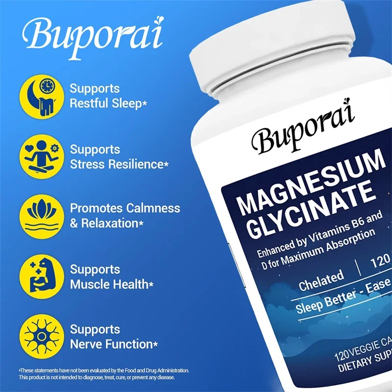 Magnesium Glycinate 120mg Caps - Magnesium Glycinate Capsule review and price
