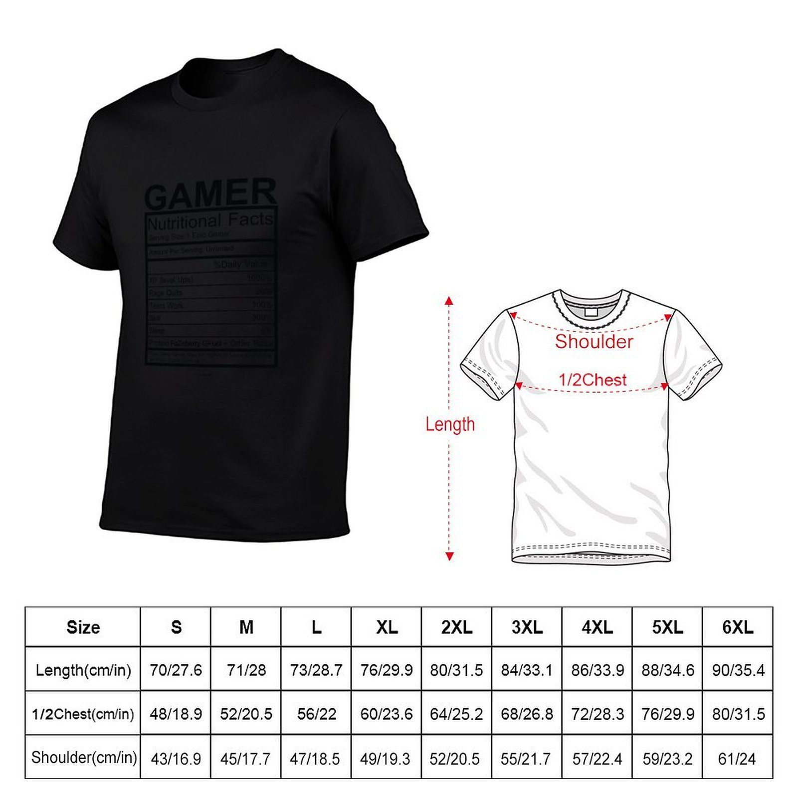 Gamer Nutritional Facts Chart  - Fitness With Nutrition review and price