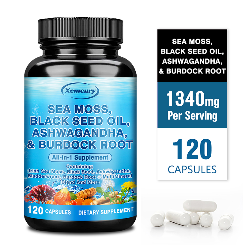 Sea Moss, Black Seed Oil, Ashw - Black Seed Oil Capsule review and price