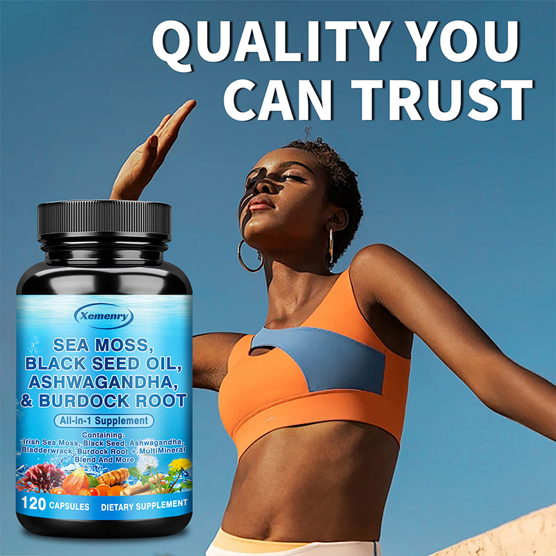 Sea Moss, Black Seed Oil, Ashw - Black Seed Oil Capsule review and price