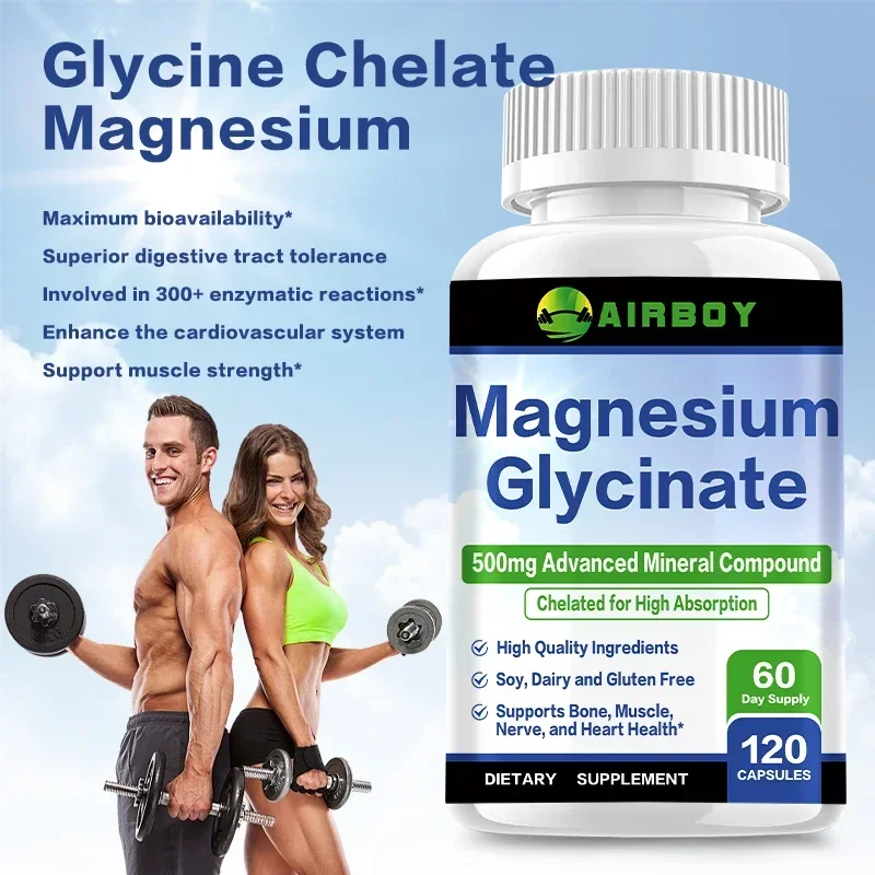 Magnesium Glycinate 500mg - Hi - Magnesium Glycinate Capsule review and price