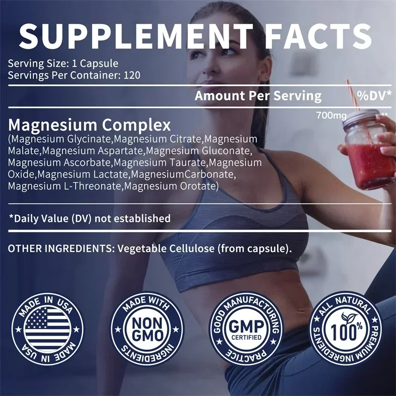 Magnesium Complex - Relaxation - Magnesium Glycinate Capsule review and price