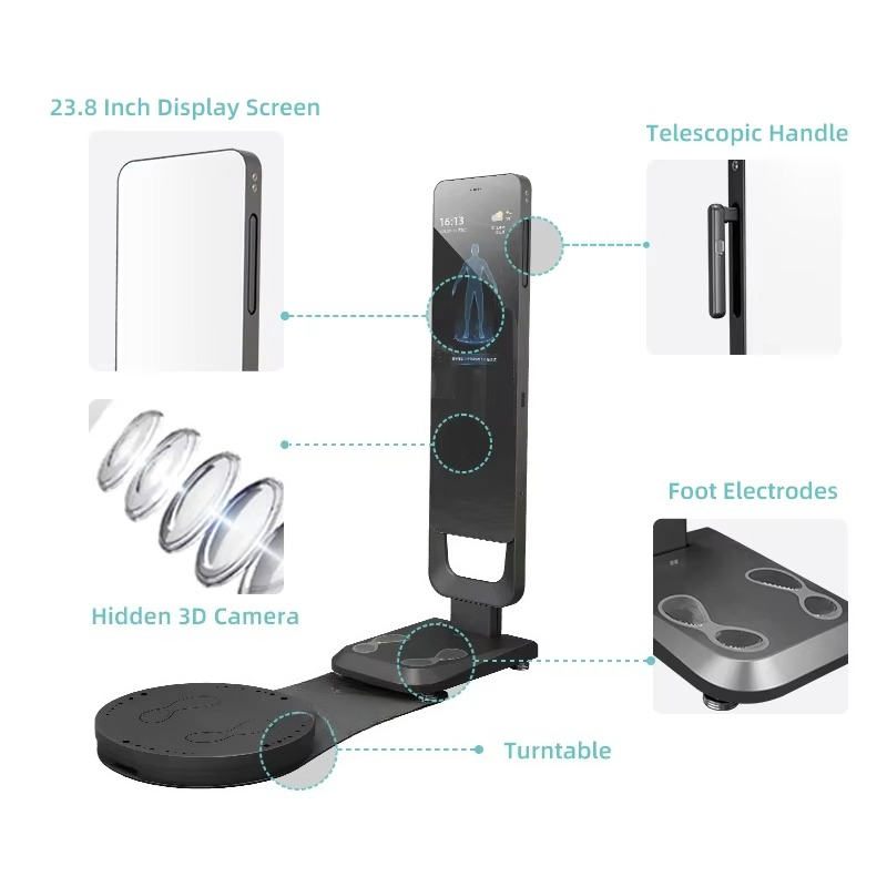 Smart Fitness Mirror Body Scan - Fitness With Nutrition review and price