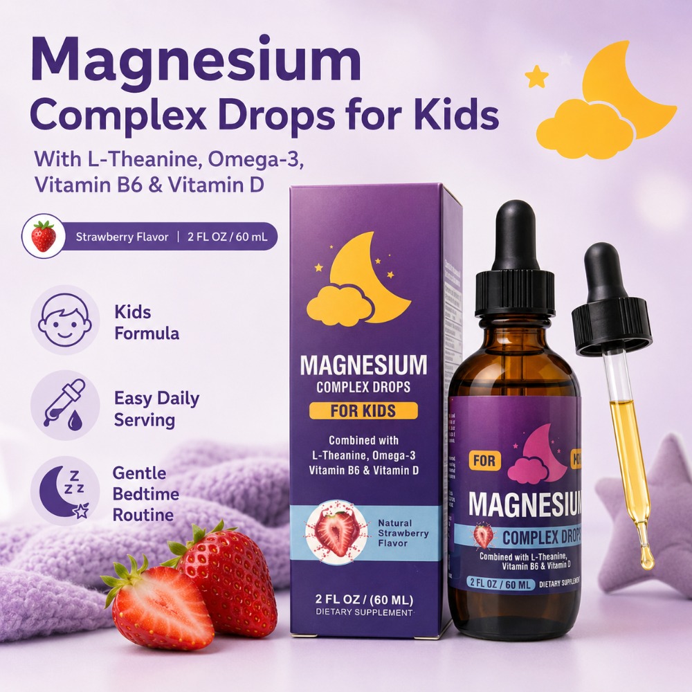 Kids Magnesium Complex Drops w - Magnesium Glycinate Capsule review and price