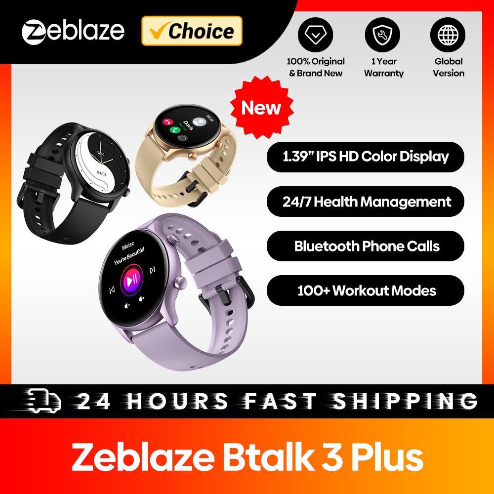 New Zeblaze Btalk 3 Plus Voice - Nutrition Gym review and price