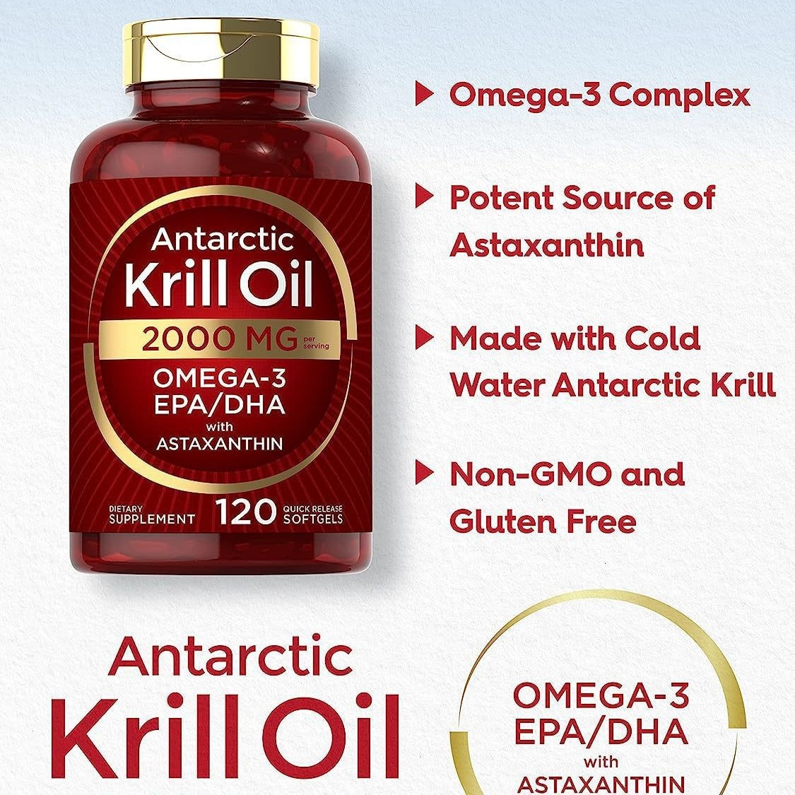 Krill oil soft capsules supple - Fitness With Nutrition review and price