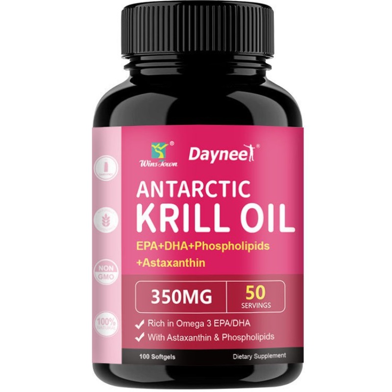 Krill oil soft capsules supple - Fitness With Nutrition review and price