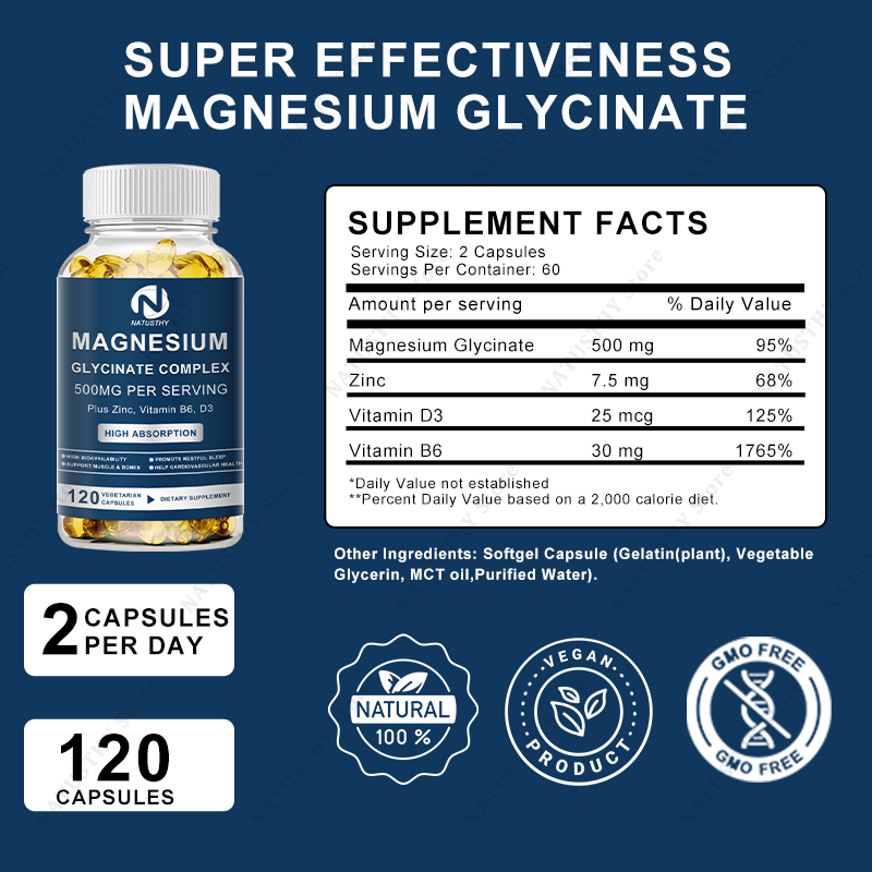Magnesium Glycinate Capsules w - Magnesium Glycinate Capsule review and price