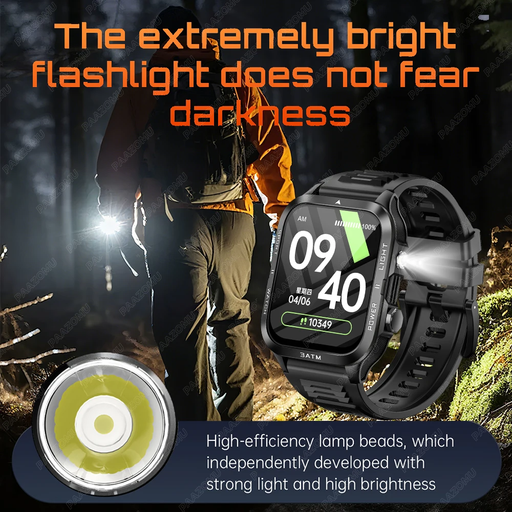 Military Grade SmartWatch Men  - Nutrition Gym review and price